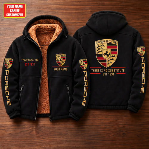 Personalized Pors There Is No Substitute Warm Fleece Jacket