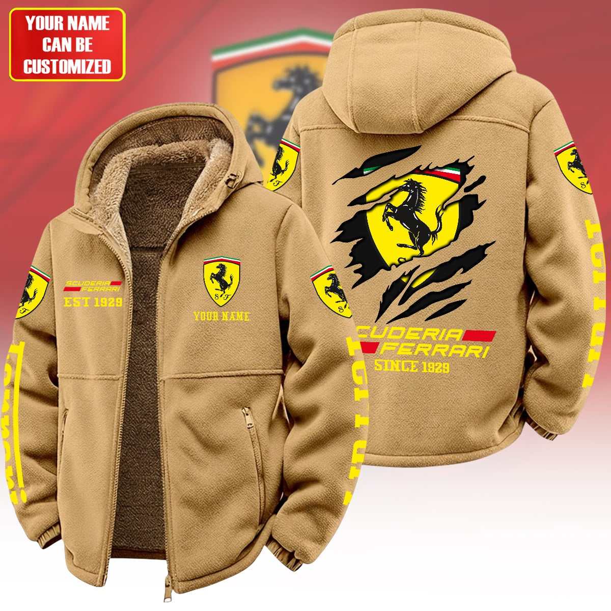 Personalized SF 1929 Warm Fleece Jacket