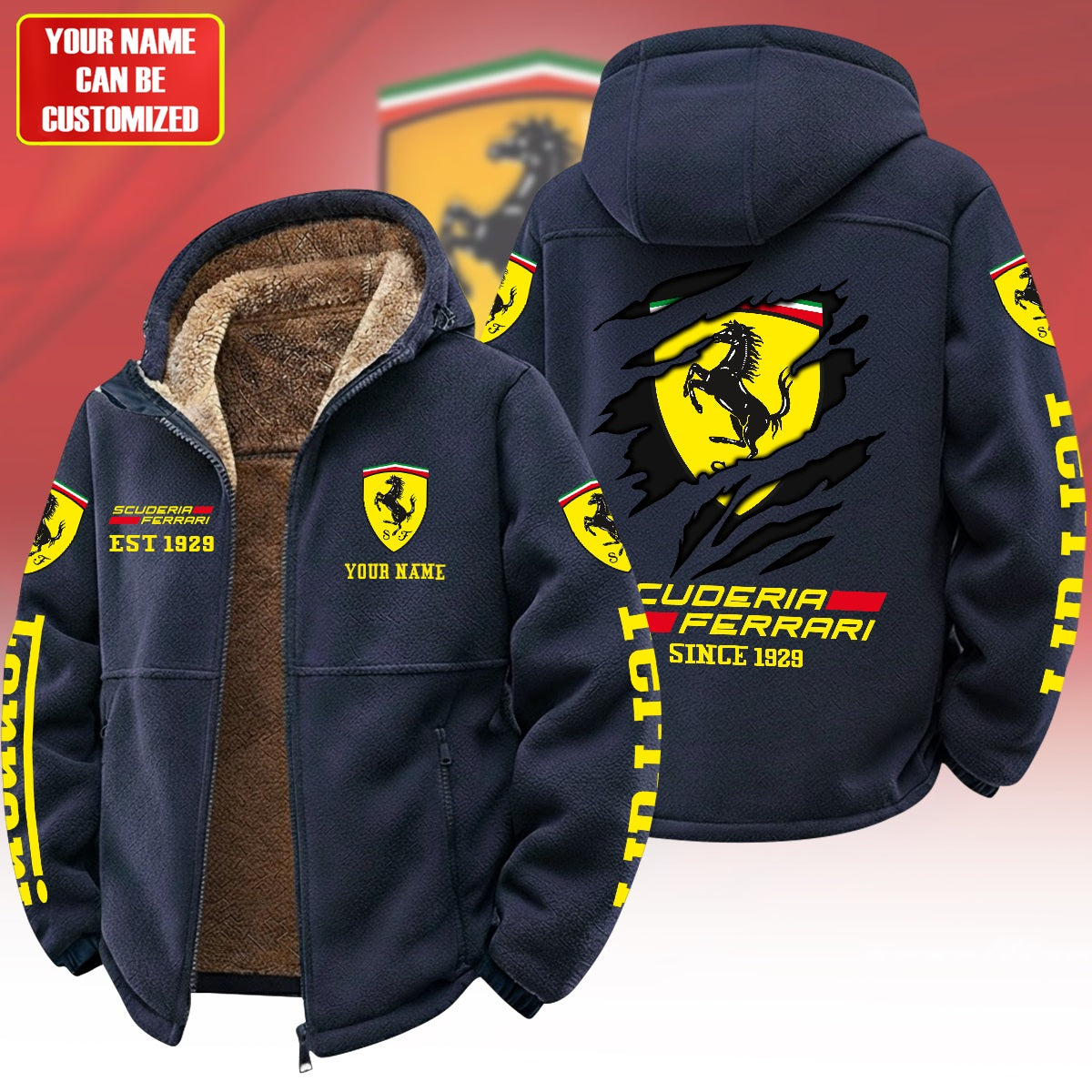 Personalized SF 1929 Warm Fleece Jacket
