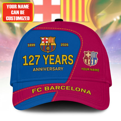 Personalized Barca FC 127 Years Anniversary Classic Cap