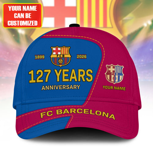 Personalized Barca FC 127 Years Anniversary Classic Cap
