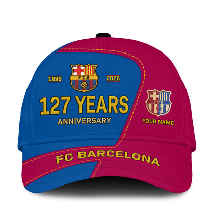 Personalized Barca FC 127 Years Anniversary Classic Cap
