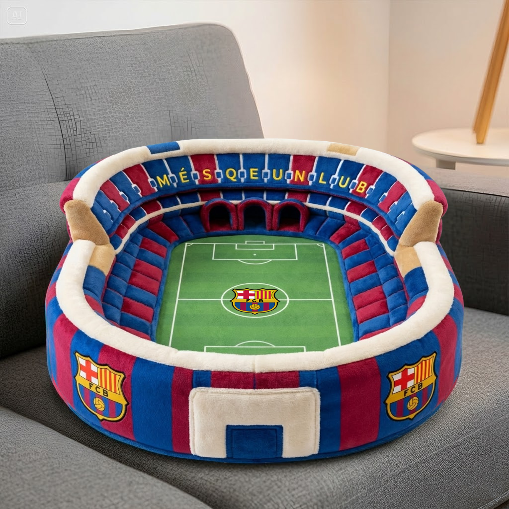 Barca Stadium Pillow - Personalized Gift For Fans , Decor customized Gift