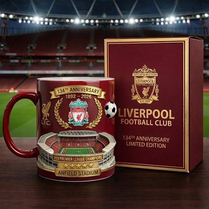 LVP 134 Years Anniversary Accent Mug , Cream Mug Gifts , Holiday Gifts V2