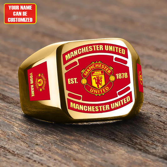 MU FC Custom Name Classic Design Ring