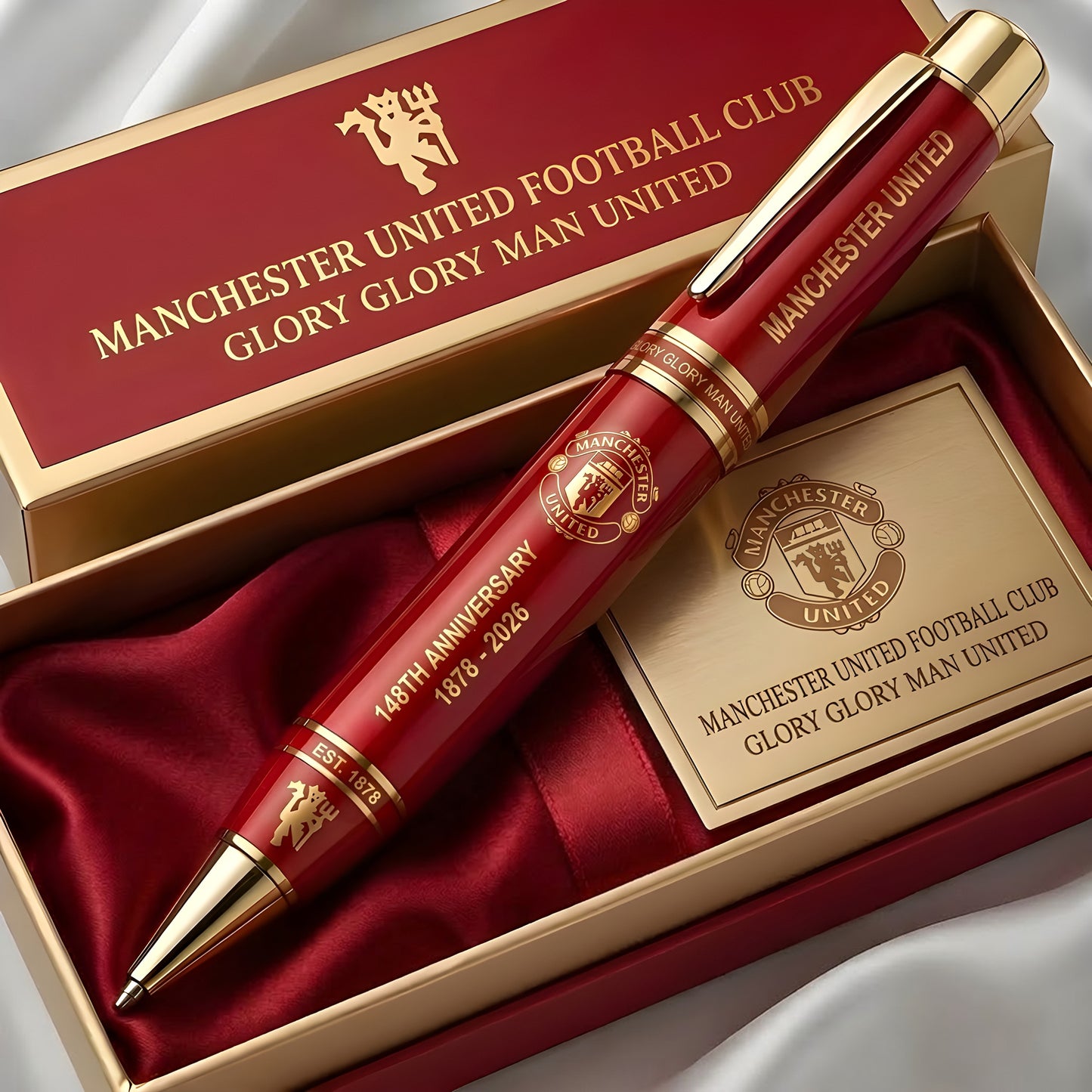 MU FC 148th Anniversary Edition Ballpoint Pen Est 1878 (1878- 2026)