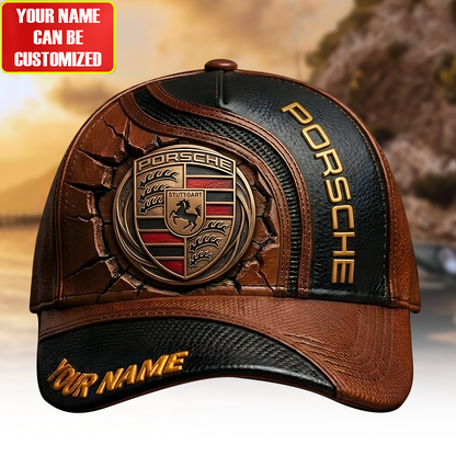 Pors Vintage Leather Classic Cap