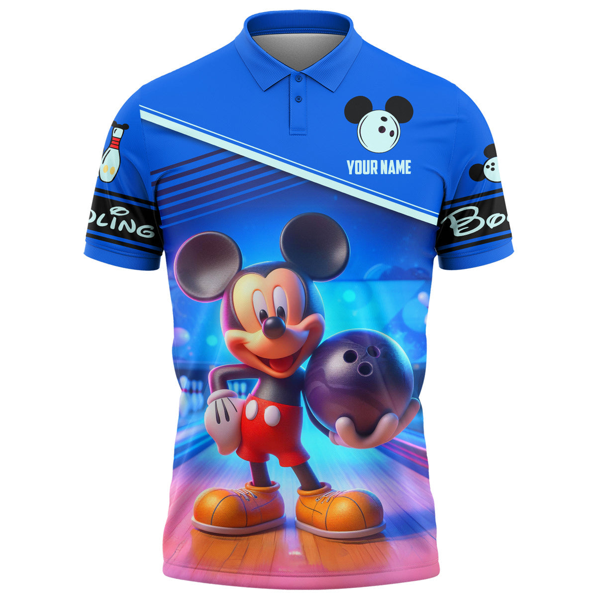 Personalized Name Mk Bowling Q3 All Over Printed Unisex Shirt Q100505