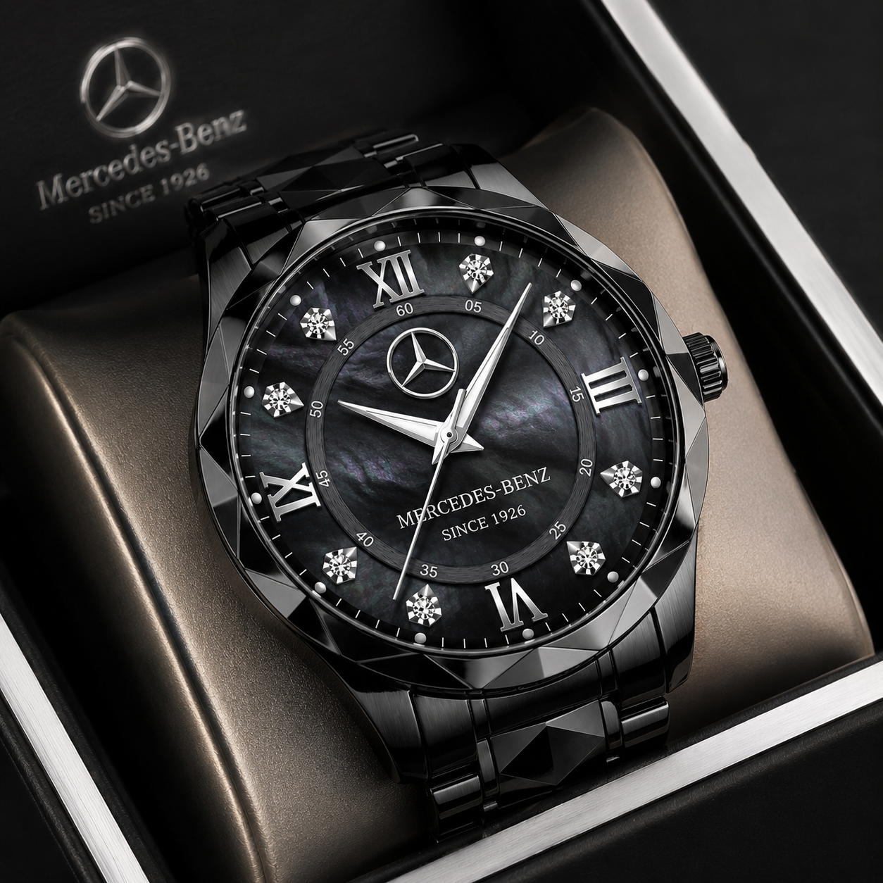 Personalized Merc Abstract Premium Luxury Charley Watch