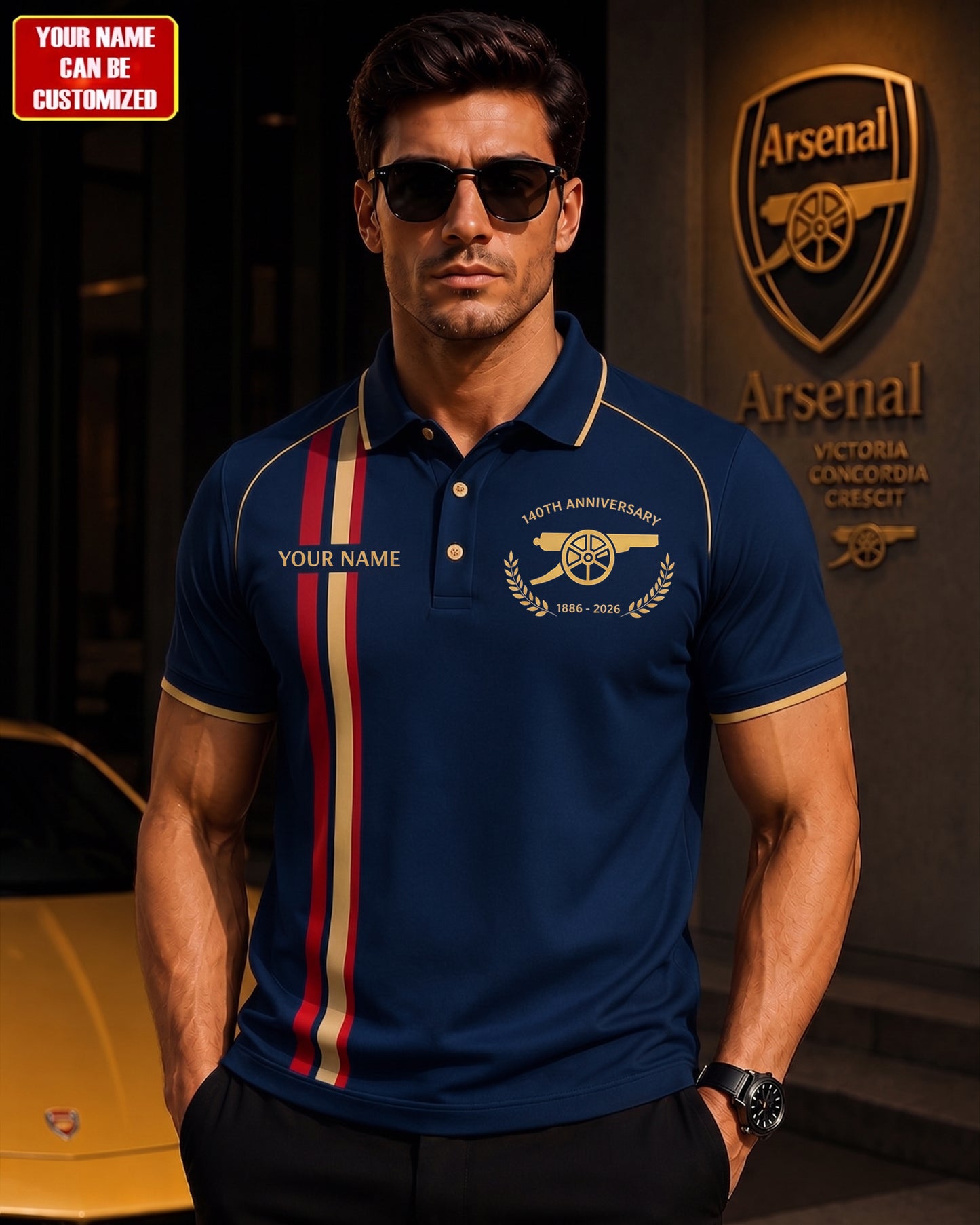 Arsenal 140TH Anniversary The Collection Shirt (1886-2026)