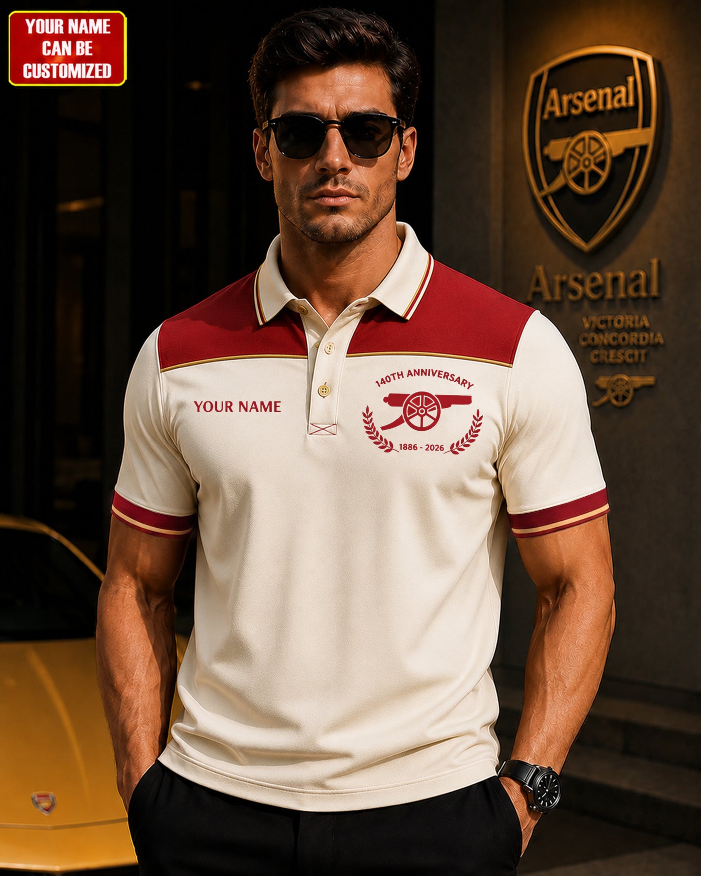 Arsenal 140TH Anniversary The Collection Shirt (1886-2026)