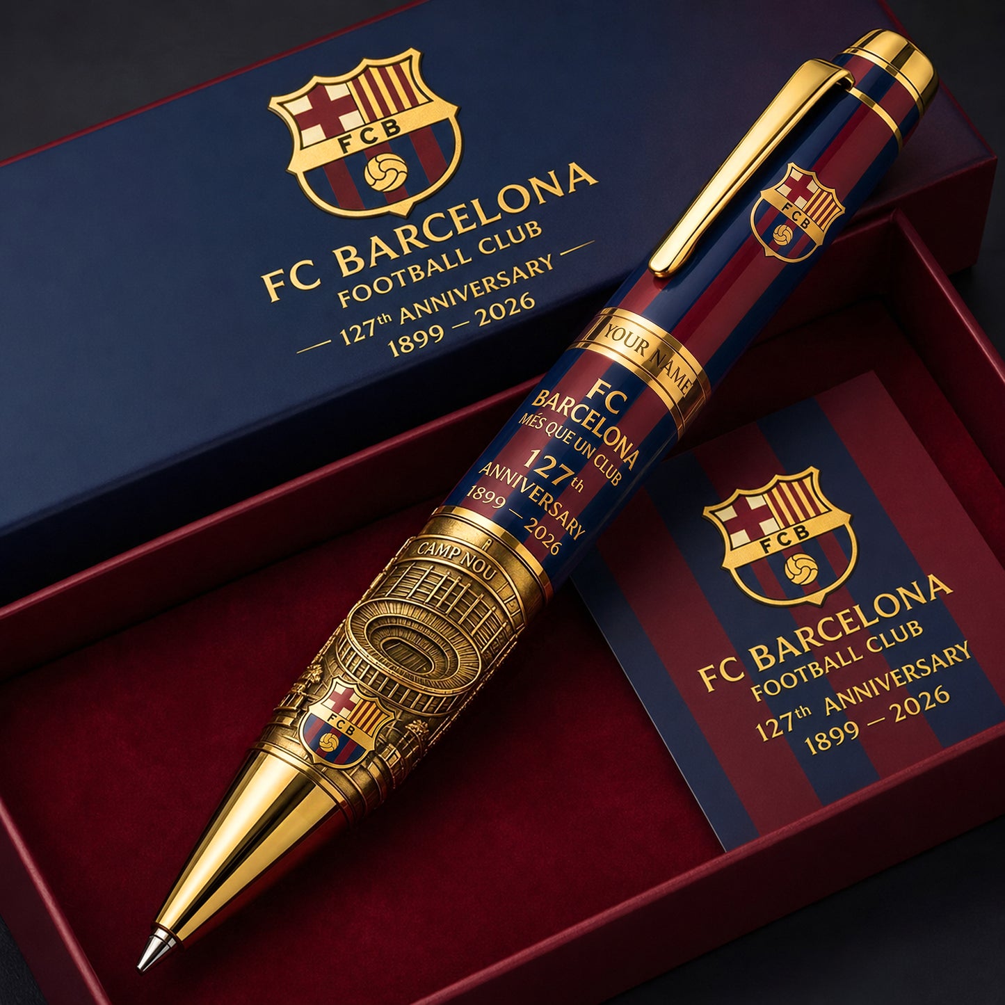 Personalized Barca 127TH Anniversary Edition Ballpoint Pen (1899-2026)