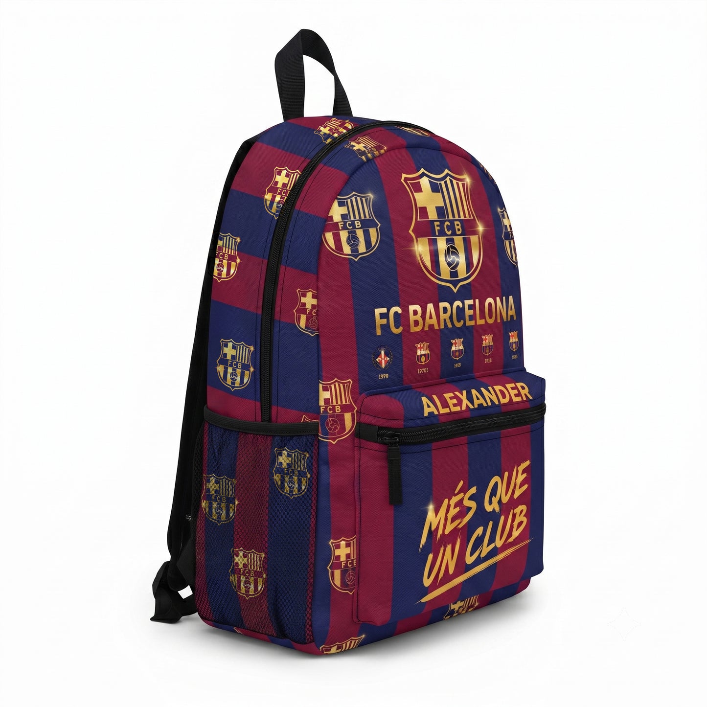 Personalized Barca FC 2026 Sport Backpack with Custom Name – Gift for Barca Fans