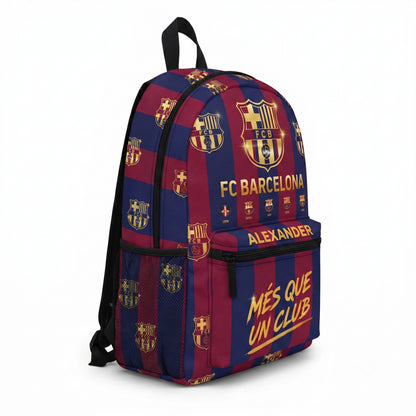 Personalized Barca FC 2026 Sport Backpack with Custom Name – Gift for Barca Fans