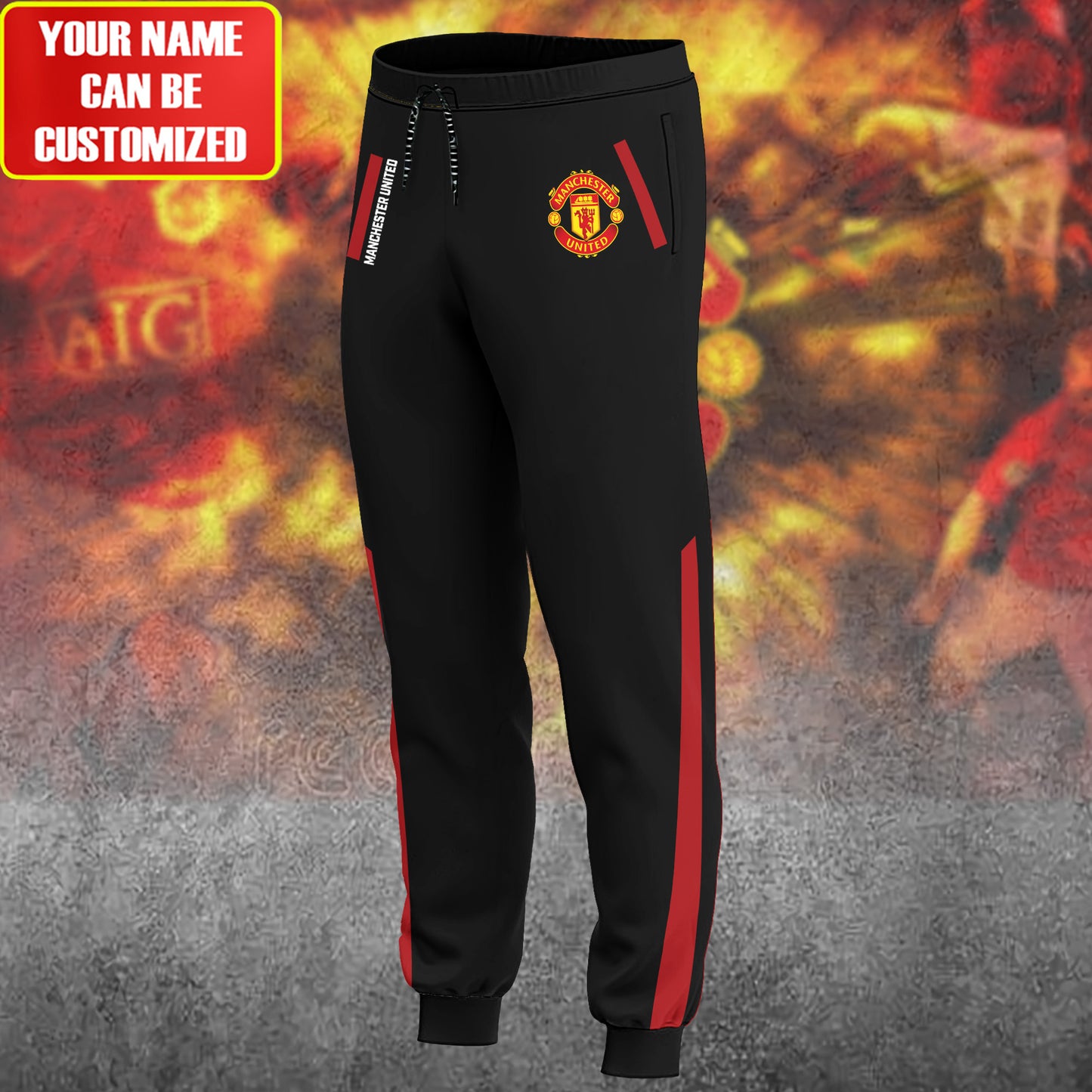 Personalized MU FC Champions All over Printed Hoodie and Sweatpants set