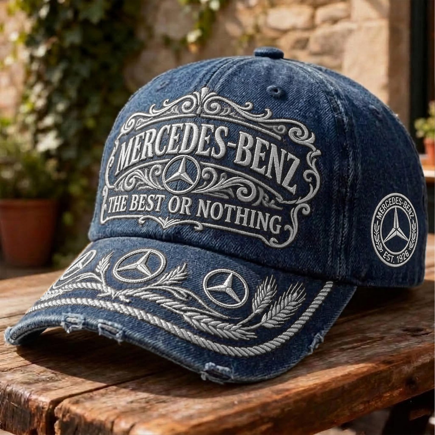 Merc The Best Or Nothing Denim Classic Cap Est 1926