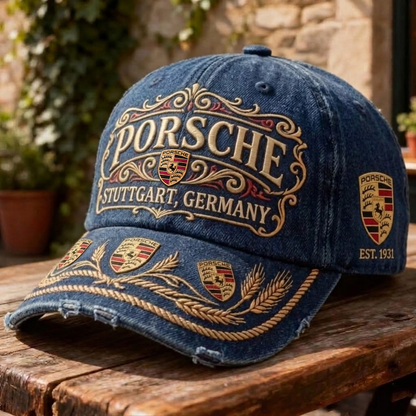 Pors Germany Denim Classic Cap Est 1931