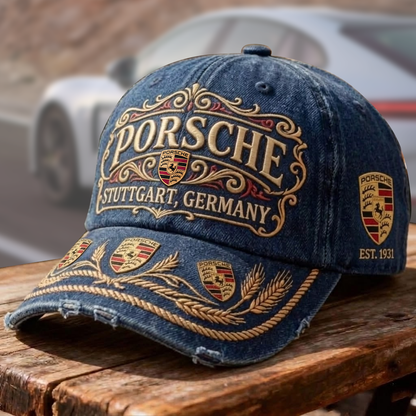Pors Germany Denim Classic Cap Est 1931