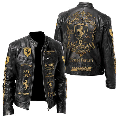 SF 97th Anniversary Vintage Collar Leather Jacket (1929-2026)