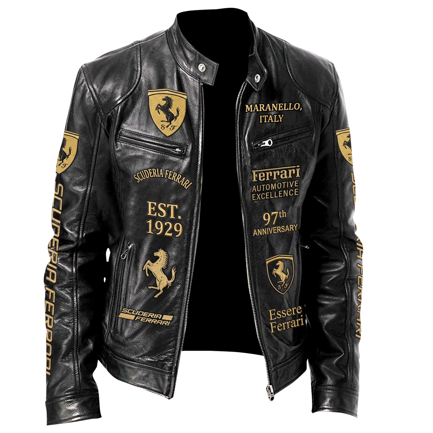 SF 97th Anniversary Vintage Collar Leather Jacket (1929-2026)