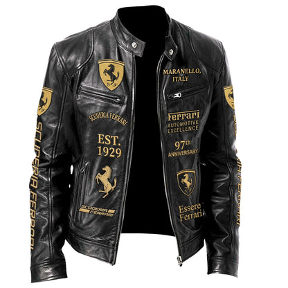 SF 97th Anniversary Vintage Collar Leather Jacket (1929-2026)