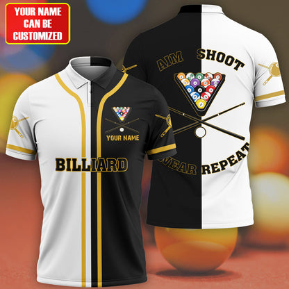 Personalized Name Billiard Q11 All Over Printed Unisex Shirt Q110410