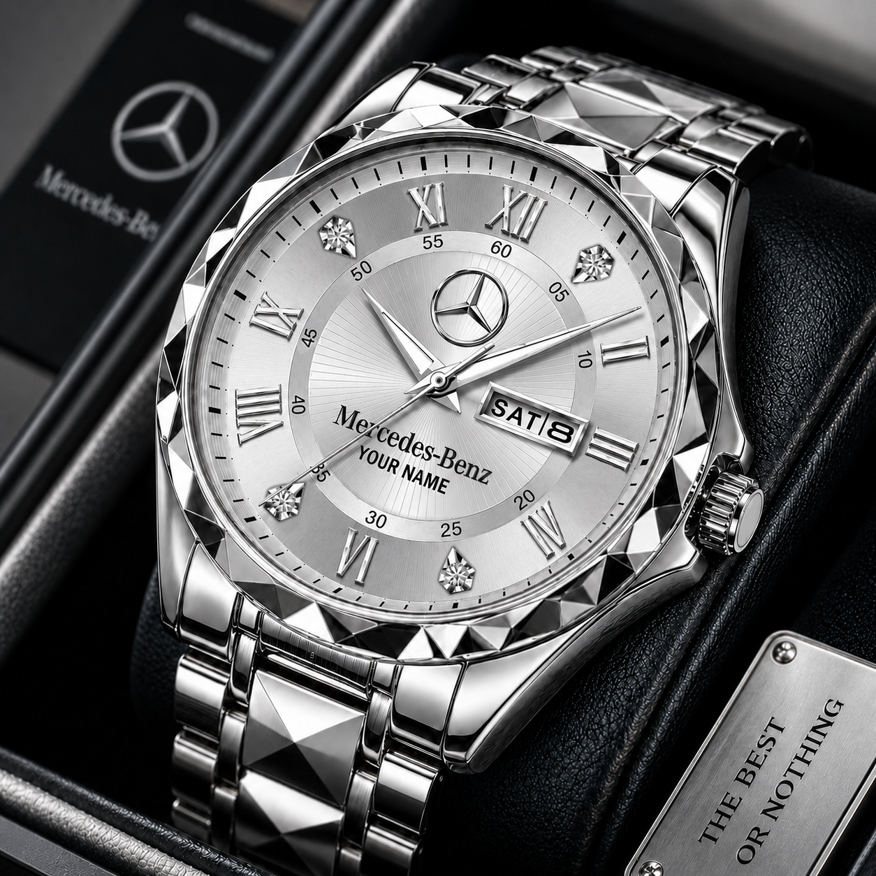 Personalized Merc Luxury Charley Watch- Premium Automotive Inspired Timepiece