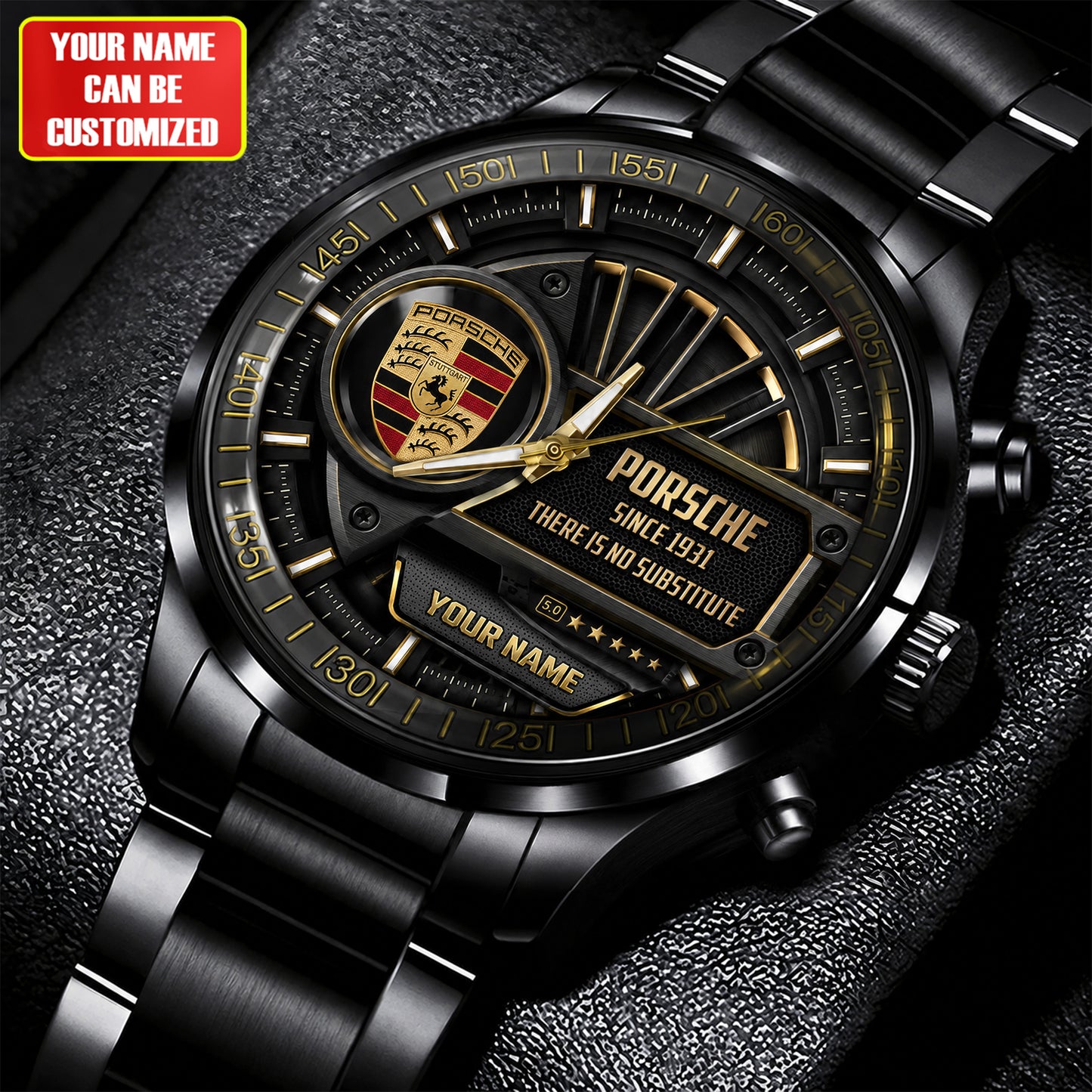 Personalized Pors Since 1931 Edition Stainless Steel Watch