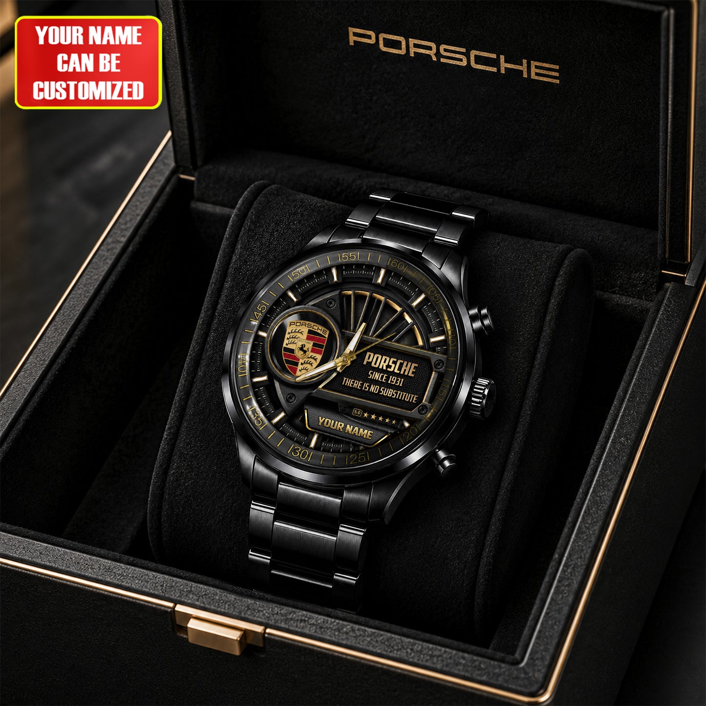 Personalized Pors Since 1931 Edition Stainless Steel Watch