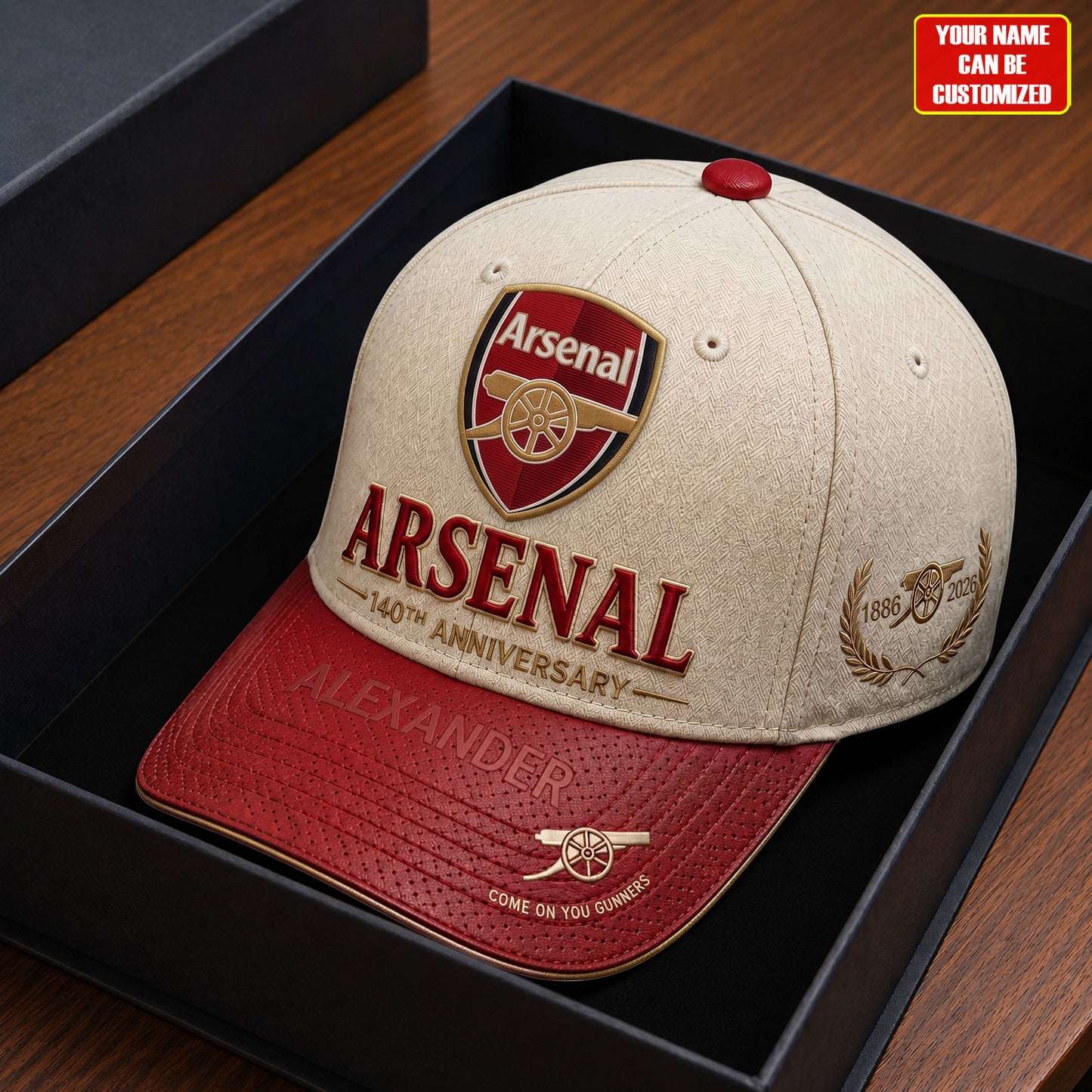 Arsenal 140TH Anniversary Vintage Classic Cap (1886-2026)