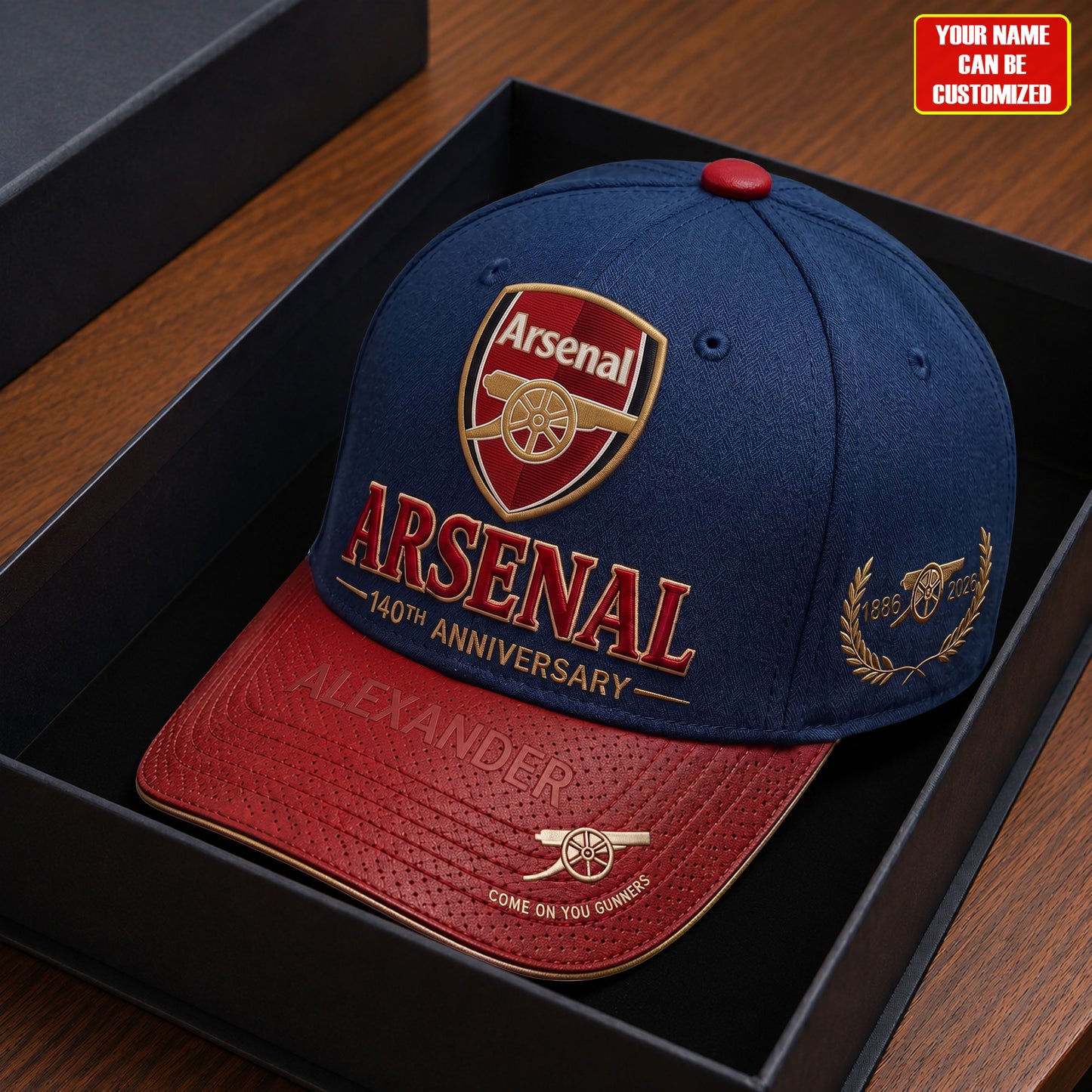 Arsenal 140TH Anniversary Vintage Classic Cap (1886-2026)