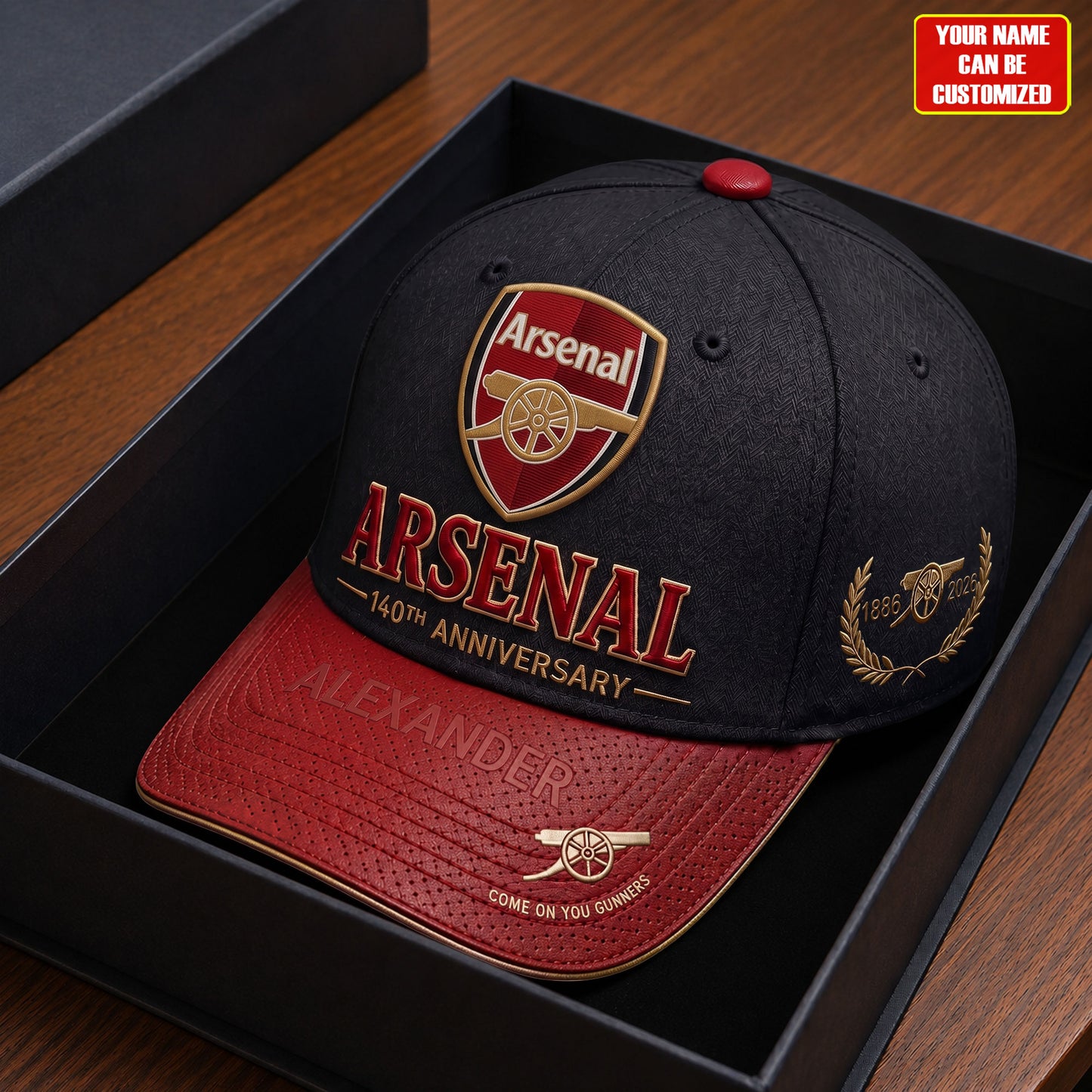 Arsenal 140TH Anniversary Vintage Classic Cap (1886-2026)