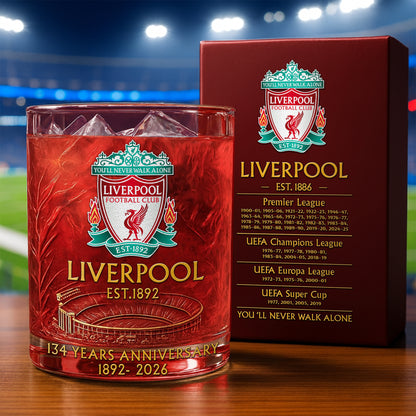 Personalized LVP 134 Years Anniversary Whisky , LVP Whiskey Glass V4