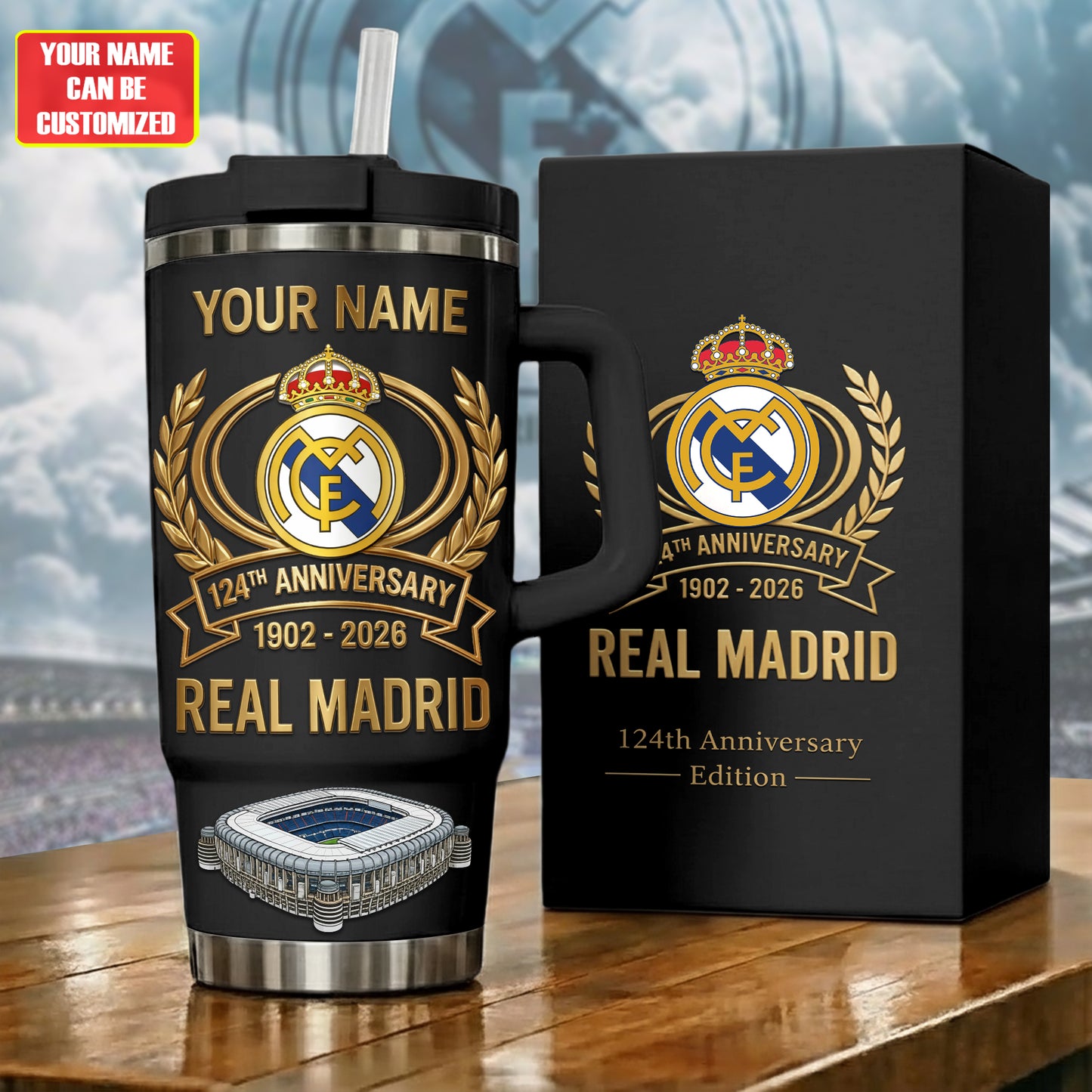 Personalied Real 124th Anniversary Insulated Tumbler 30oz 40oz V2