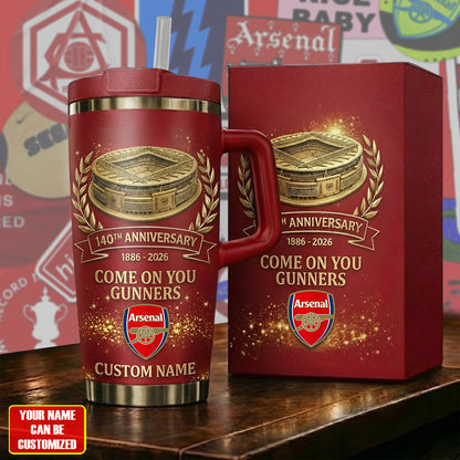 Personalied Arsenal 140th Anniversary Insulated Tumbler V3