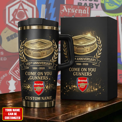Personalied Arsenal 140th Anniversary Insulated Tumbler V3