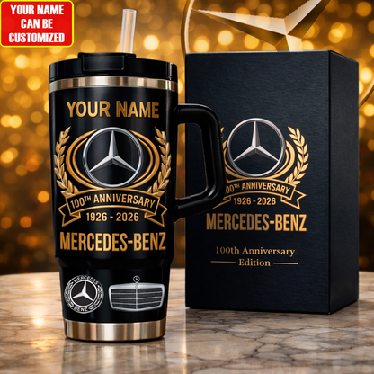 Personalied Merc 100th Anniversary Insulated Tumbler
