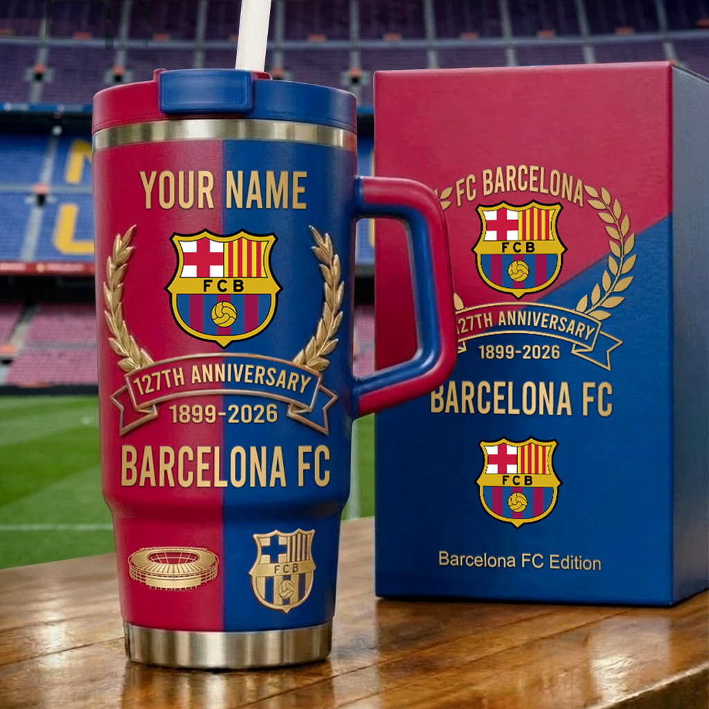 Barca FC 127th Anniversary Insulated Tumbler 30oz 40oz