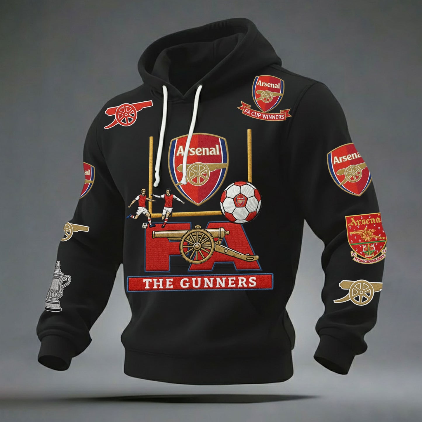 Personalized Arsenal FC Shirt , Set , Zipper Polo, Hoodie , Short , Polo , hawaii