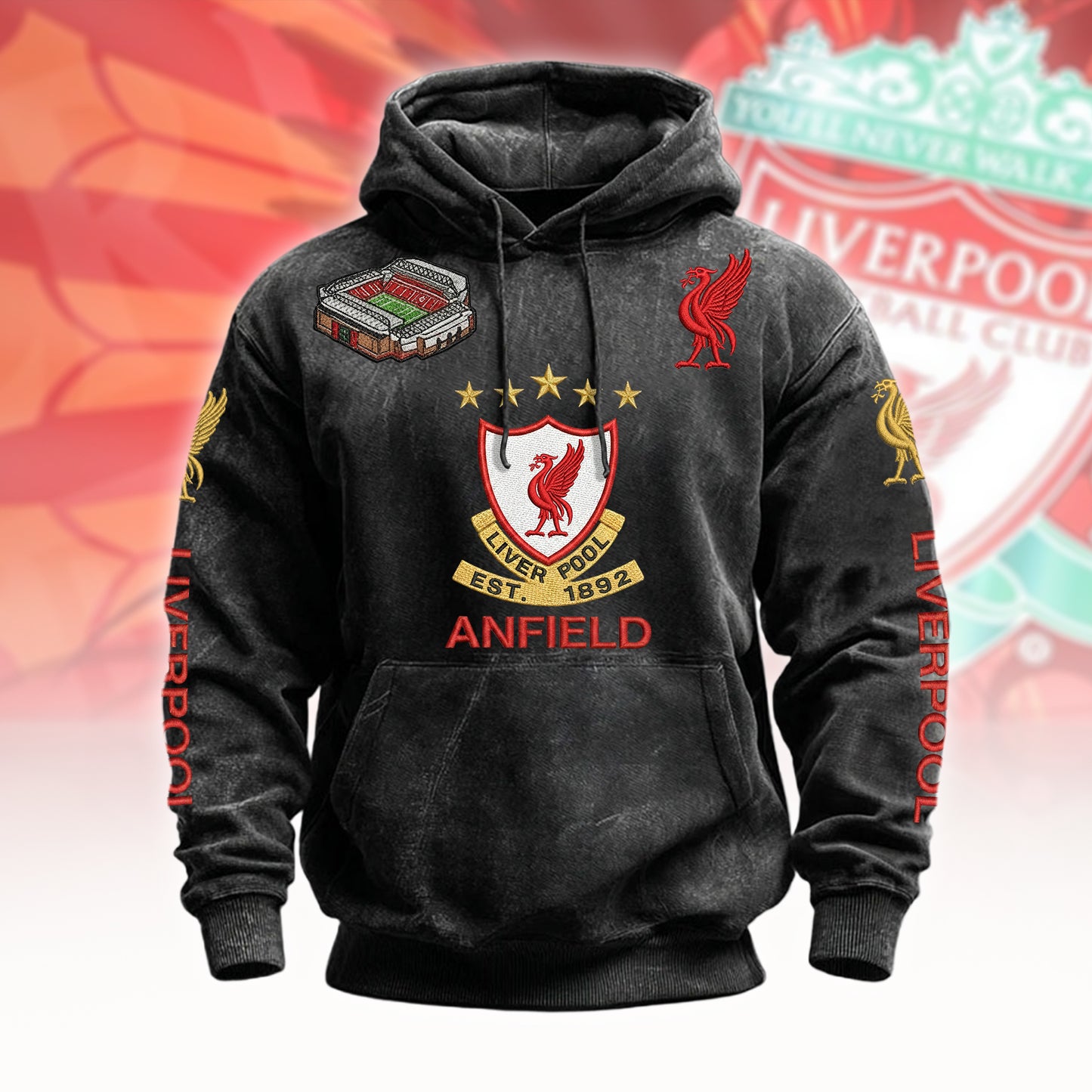 Customized LVP FC Anfield Unisex Hoodie