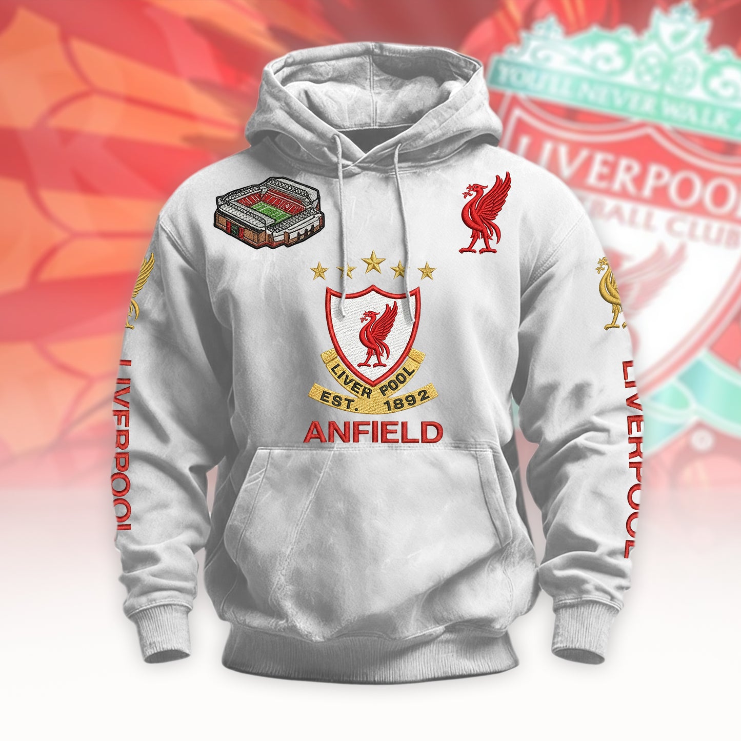 Customized LVP FC Anfield Unisex Hoodie