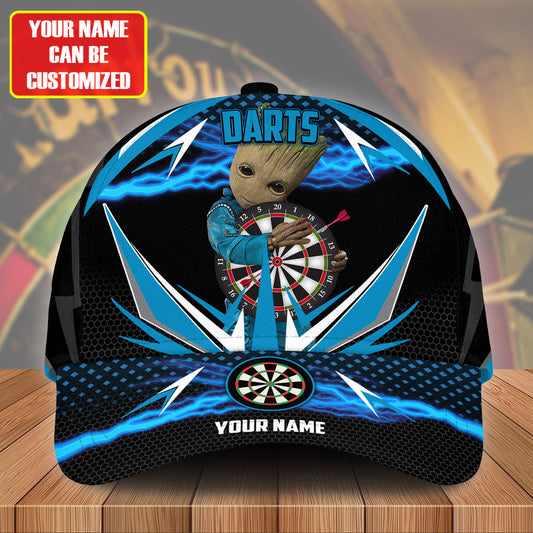 Personalized Name Teal Gr Darts Classic Cap Q120301