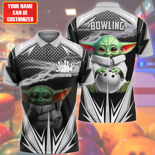 Personalized Name Yd Bowling Black Version All Over Printed Unisex Shirt Q120402
