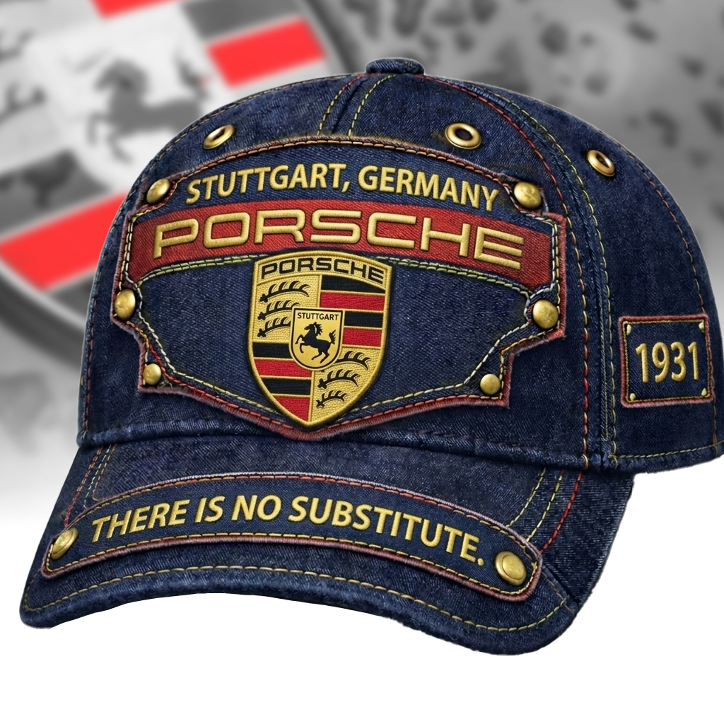Pors Stuttgart EST 1931 Denim Classic Cap