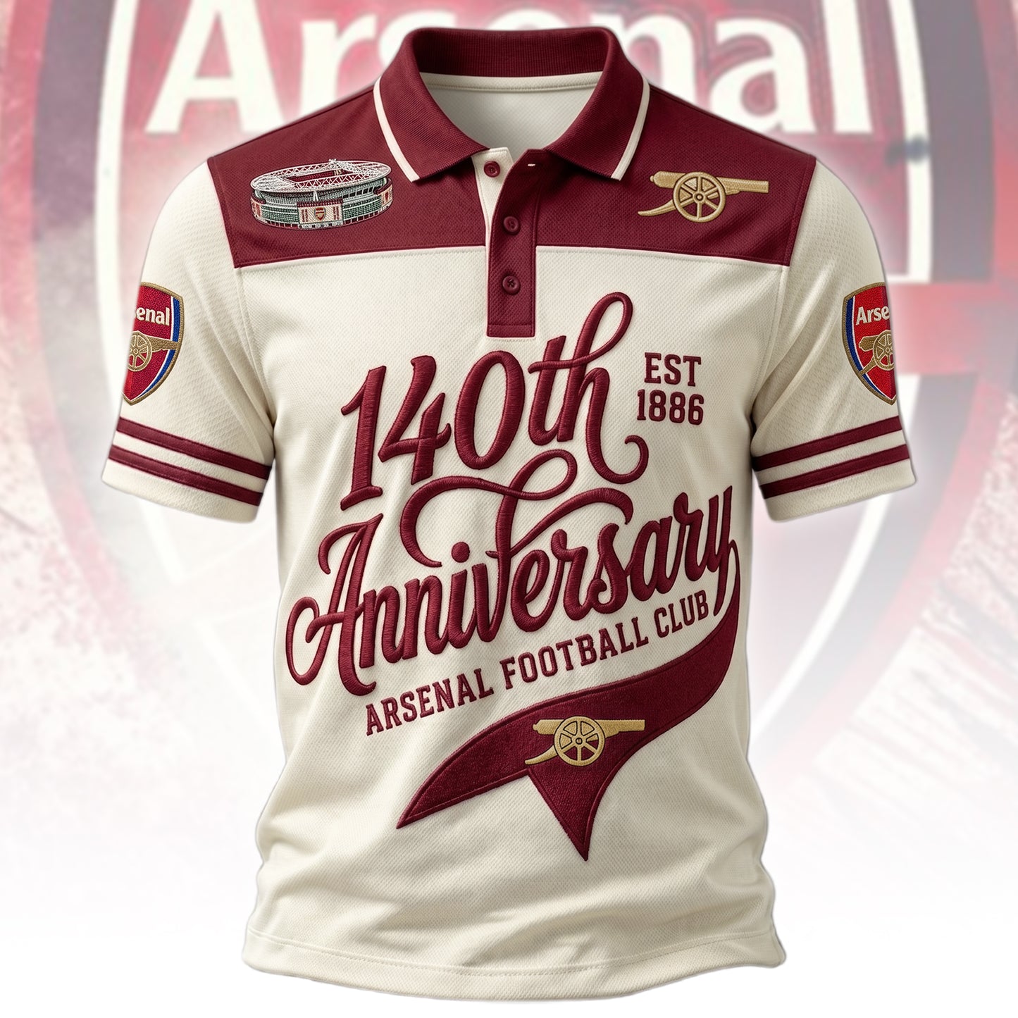 Arsenal FC Emirates Stadium Sport 3D Full Printing Set ,Shirt , Hoodie , Short , Polo ,hawaii