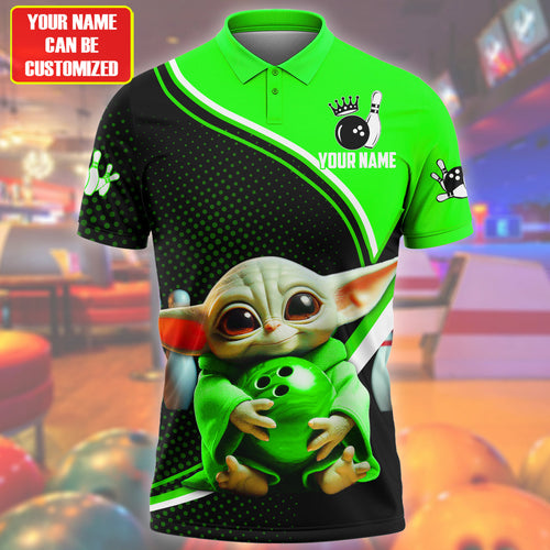 Personalized Name Green Yd Bowling Q4 All Over Printed Unisex Shirt Q120601
