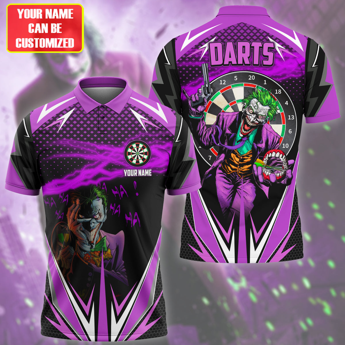 Personalized Name JK Darts All Over Printed Unisex Shirt Q120603