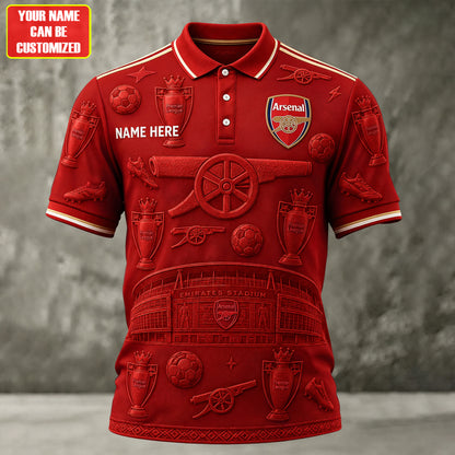 Personalized Arsenal Trophy 3D Full Printing Set ,Shirt , Hoodie , Short , Polo ,hawaii