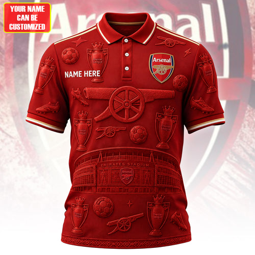 Personalized Arsenal Trophy 3D Full Printing Set ,Shirt , Hoodie , Short , Polo ,hawaii