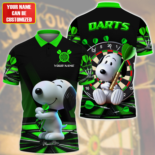 Personalized Name Green Snp Darts Q2 All Over Printed Unisex Shirt Q120606